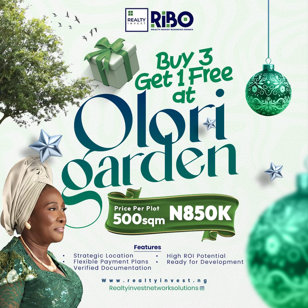 Olori Gardens promotional popup offer